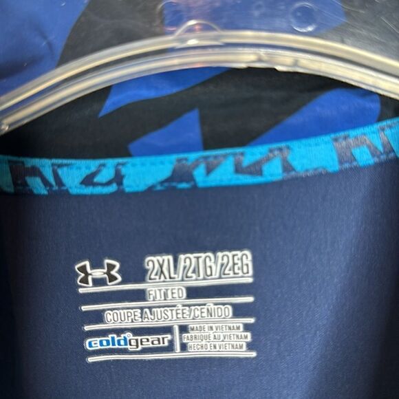 Under Armour Combine Full Zip Navy Track Jacket. Size 2 XL. - Picture 6 of 11